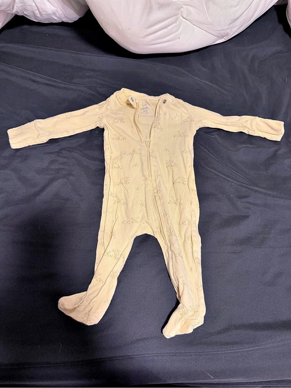 baby GAP Baby Footie Animal Print Baby 0-3 Months
